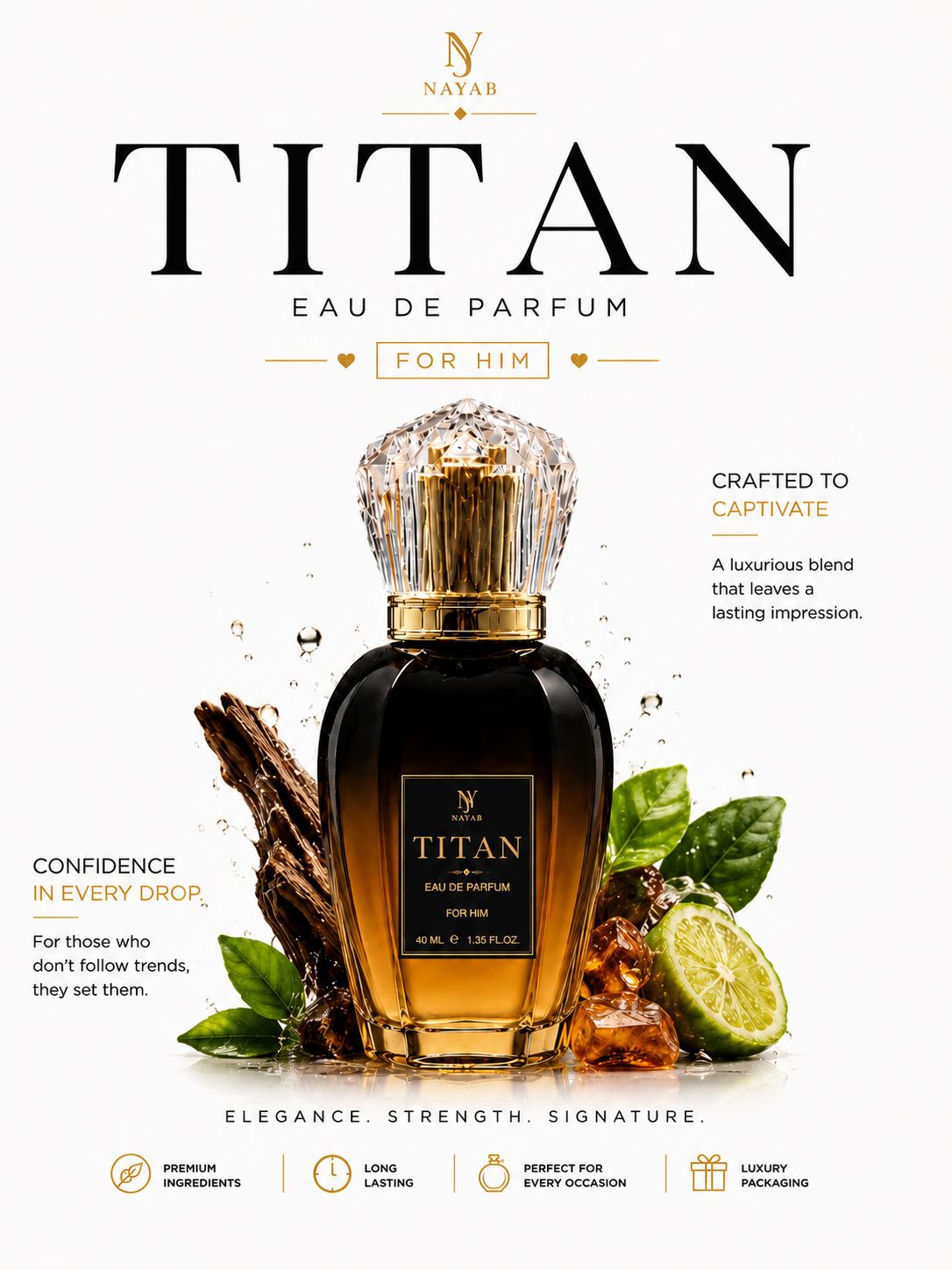 Titan – Eau De Parfum For Men galaery