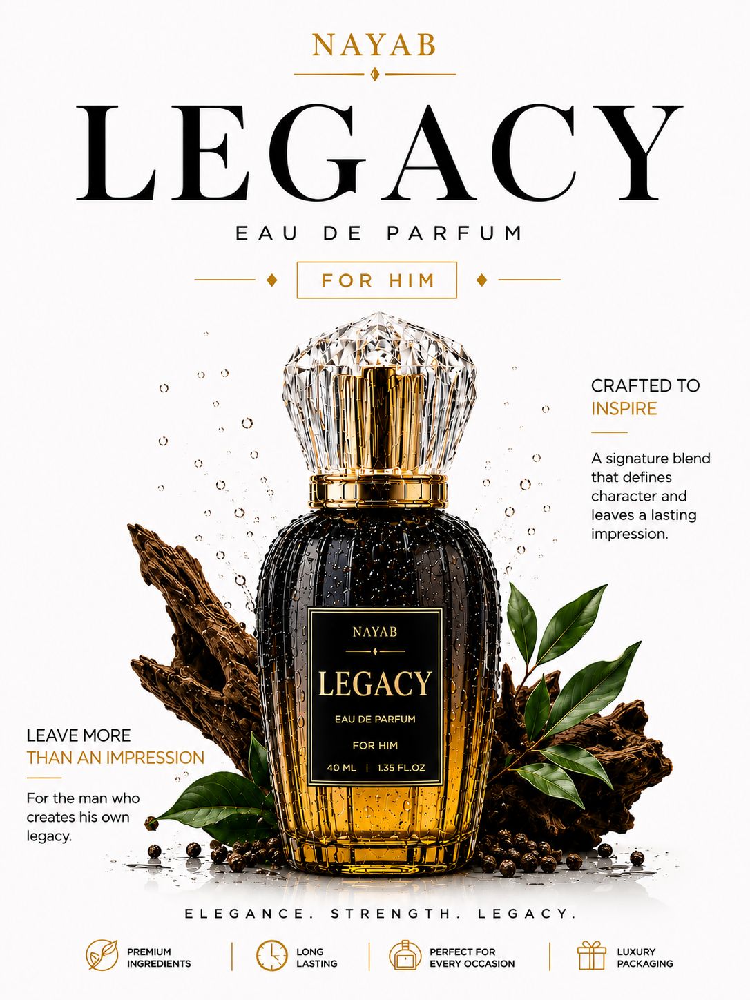 Legacy – Eau De Parfum For Men galaery
